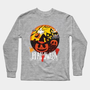 Happy halloween T-shirt, Halloween party T-shirt. Long Sleeve T-Shirt